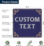 Custom Sign, Custom Street Sign, 11 Font Colors, 13 Font Styles, 4 Hole Options - Image 6