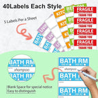 Yoget 42x90mm Large Home Moving Labels - Image 3