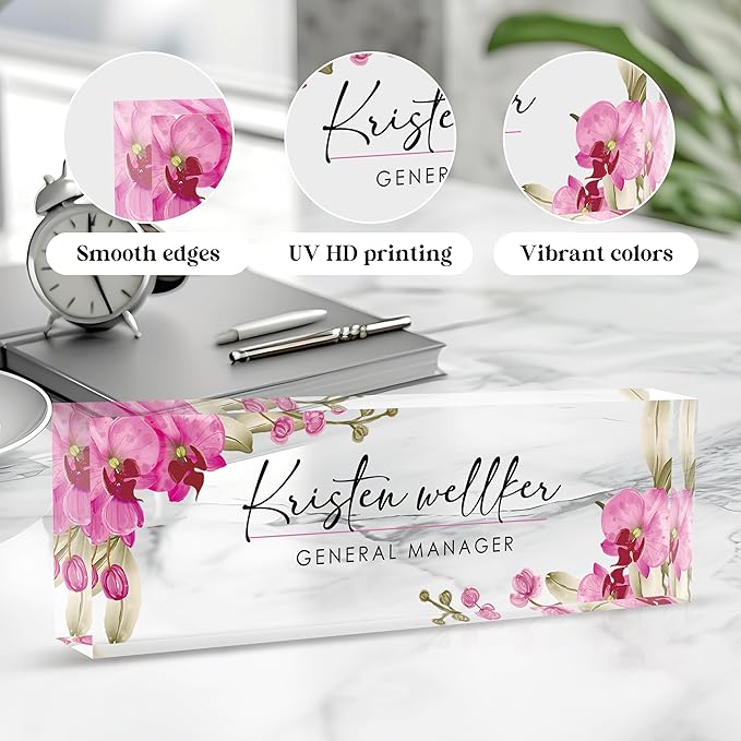 Personalized Desk Name Plate - Image 3