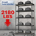 WORKPRO 5-Tier Storage Shelf, for Basement, 35.4”Wx15.7”Dx72”H - Image 3