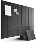 Fluxynara Large Felt Bulletin Board 48" x 36" Cork Board Alternative-12 Pack by FLUXYNARA