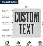 Custom Sign, Custom Street Sign, 11 Font Colors, 13 Font Styles, 4 Hole Options - Image 6