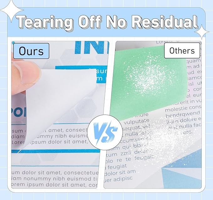 White Sticky Notes 1.5 x 2 in, 10 Pads Small Self-Stick Notes, 100 Sheets/Pad - Image 5