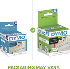 DYMO Authentic LW 1-Up File Folder Labels DYMO Labels for LabelWriter Label Printers White 9/16" x 3-7/16" 2 Rolls of 130 (260 Total)