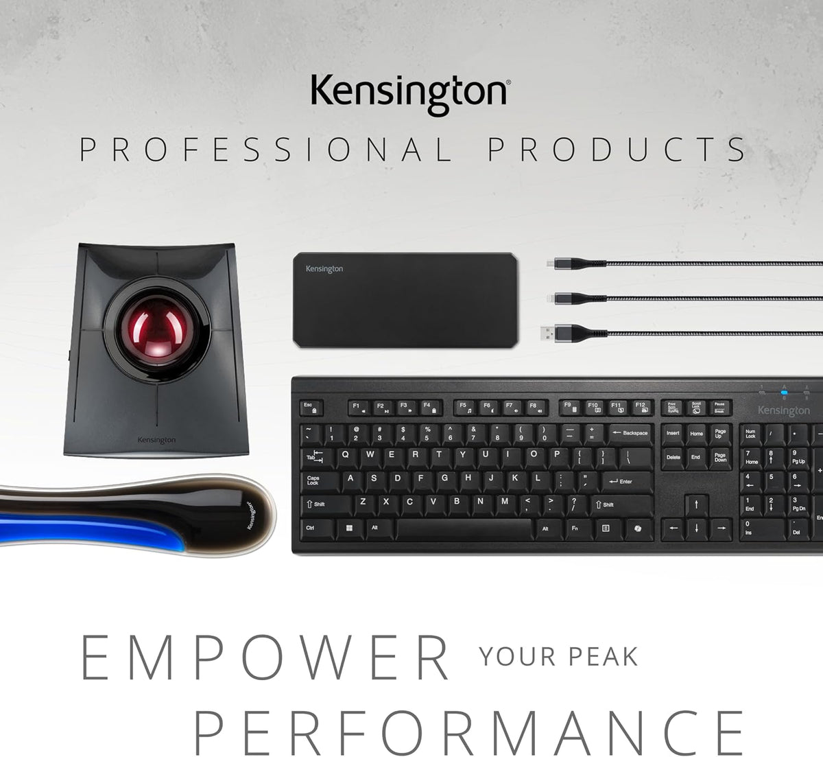 Kensington KM150 EQ Wireless Desktop Set, Wireless Keyboard & Mouse (K755...