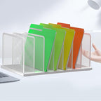 Kuntine.B Desk File Organizer Upright Mesh Desktop Organizer File Sorter Office - Image 3