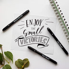 Craft 'n' Beyond Calligraphy Brush Pens Pack of 3 Small, Medium and Large - Image 3