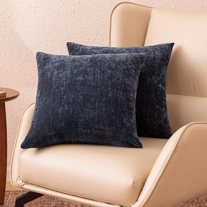 Amazon Basics Chenille Throw Pillow Covers, Home Decor Cushion Cover - Image 2