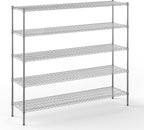 Regal Altair 18" Deep x 72" Wide x 74" Height Wire Shelving Kit | 5-Tier | NSF by Regal+Altair