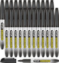 SFAIH Black Permanent Markers Bulk by SFAIH