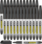 SFAIH Black Permanent Markers Bulk by SFAIH