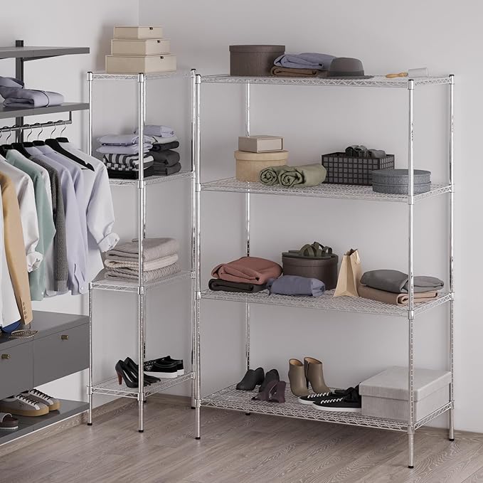 Regal Altair 24" Deep x 48" Wide x 74" Height Wire Shelving Kit | 4-Tier | NSF - Image 6