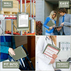 Sooez Clipboard with Storage, High Capacity Nursing Clip Board 8.5 x 11 with - Image 7