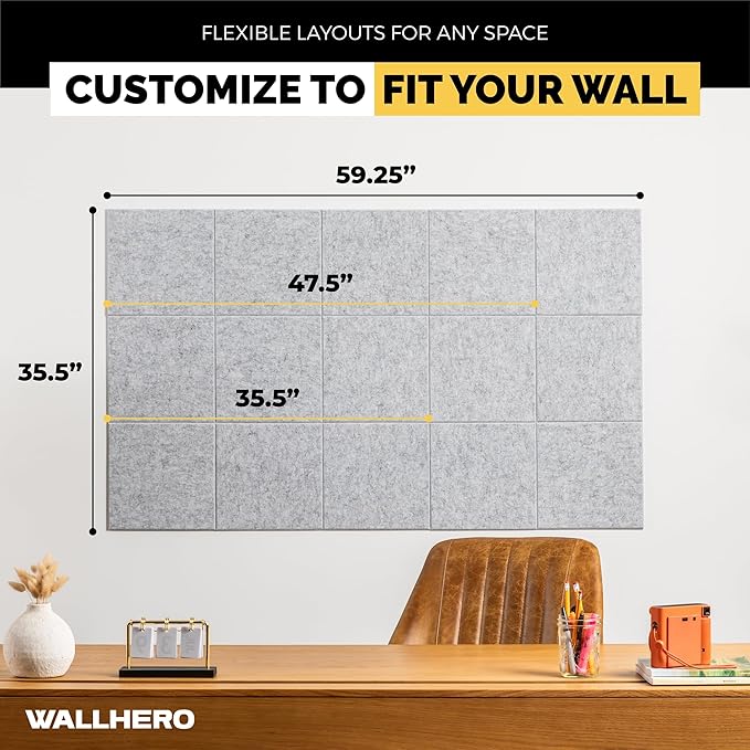 Vision Board, Cork Board for Walls, Large Cork Board for Office, Wall Protector - Image 4