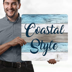 Custom Sign, Custom Street Sign, 11 Font Colors, 13 Font Styles, 4 Hole Options - Image 2