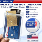 Claev Vertical 4x6 Passport & Card Holders, 10 Pack), Conferences, Conventions - Image 3