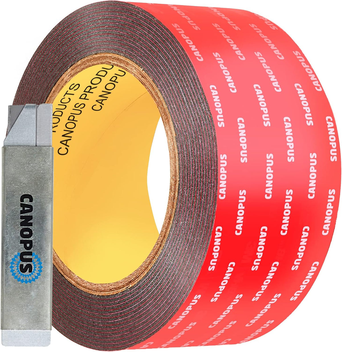 CANOPUS Double Sided Tape, 5952 Heavy Duty Mounting Tape, Strong Bond &