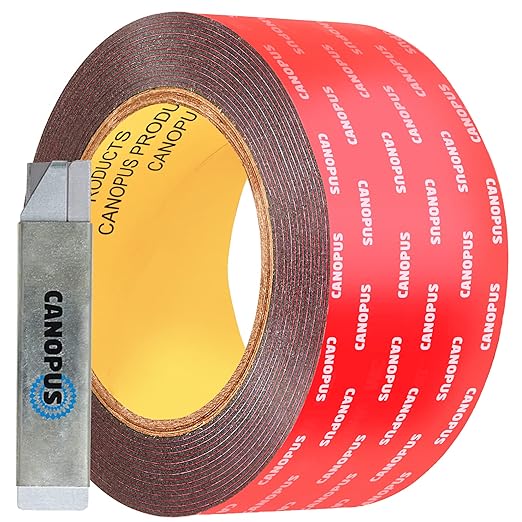 CANOPUS Double Sided Tape, 5952 Heavy Duty Mounting Tape, Strong Bond & by CANOPUS
