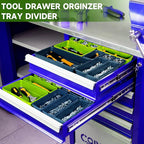 FLYVOLE Tool Box Organizer Tray, Toolbox Desk Drawer Organizer, Tool Box Tray - Image 3