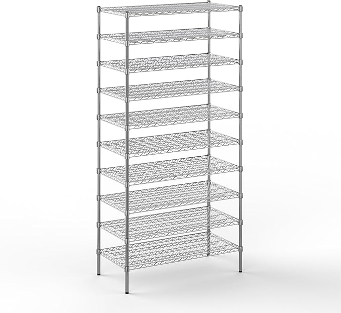 Regal Altair 21" Deep x 42" Wide x 86" Height Wire Shelving Kit | 10-Tier | NSF by Regal+Altair