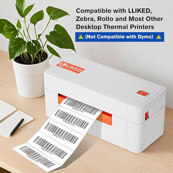 L LIKED 1" x 3" Blank Removable Labels - Image 6