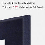 Neatsure Large Cork Board for Wall, 12 Panels Felt Tiles Tack Push Pin Board - Image 4