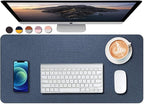 SUJAYU Dual Sided PU Leather Desk Pad, Mouse Pad, Office Desk Mat, Non-Slip by SUJAYU