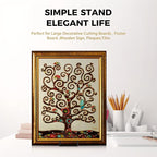 TR-LIFE 16 Inch Black Metal Plate Stand - Image 6
