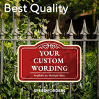 Custom Outdoor Decorative Metal Signs, Personalized Aluminum Sign, Driveway Sign - Image 7