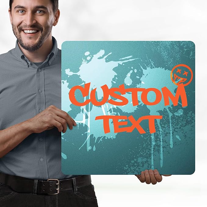 Custom Sign, Custom Street Sign, 11 Font Colors, 13 Font Styles, 4 Hole Options - Image 2