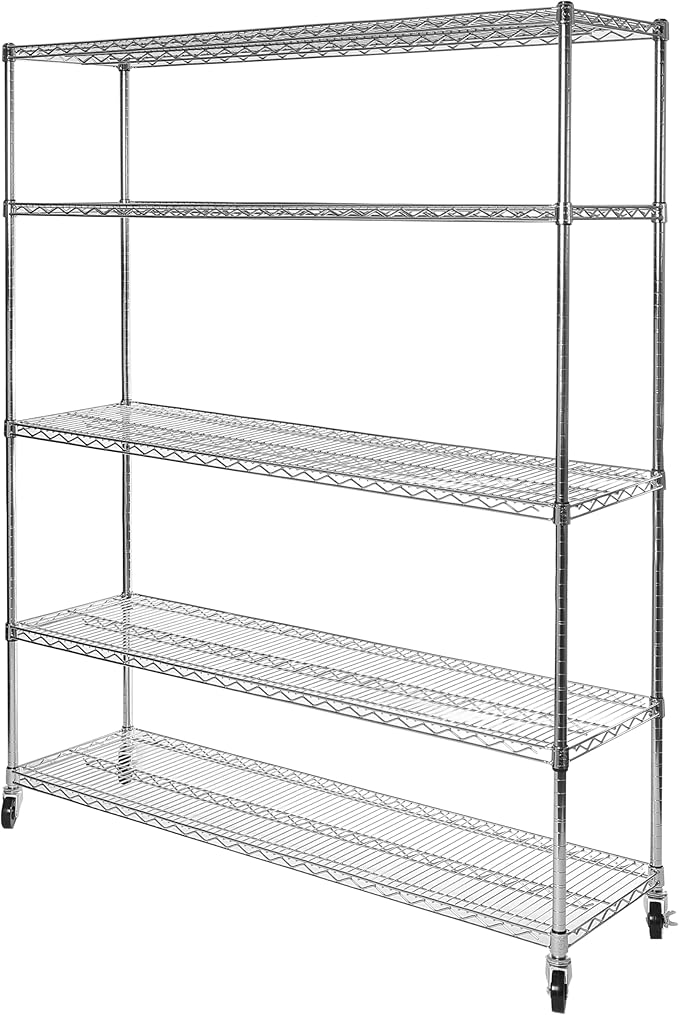 Seville Classics UltraDurable Heavy Duty NSF Solid Steel Wire Rack Storage Unit by SevilleClassics