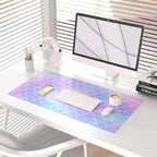 QIYI Multifunctional Office Desk Pad, Water-Resistant PU Leather Mouse Pad - Image 2