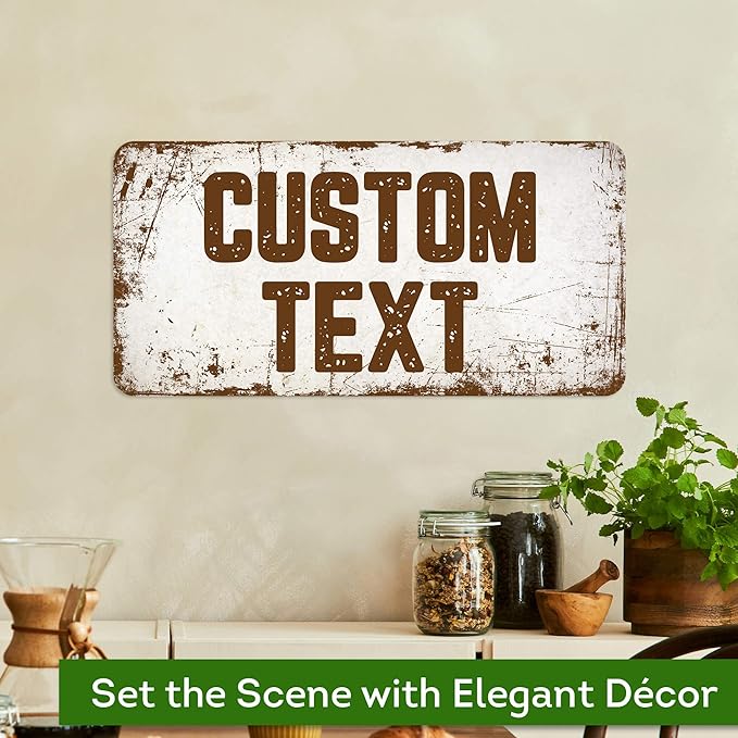 Custom Sign, Custom Street Sign, 11 Font Colors, 13 Font Styles, 4 Hole Options - Image 4