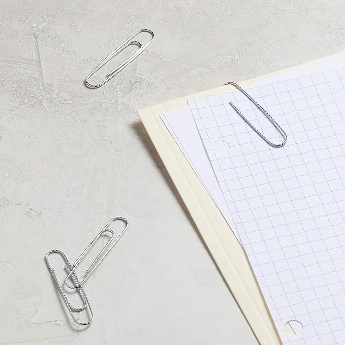 Amazon Basics Jumbo Size Office Paper Clips, Non Skid - Image 6