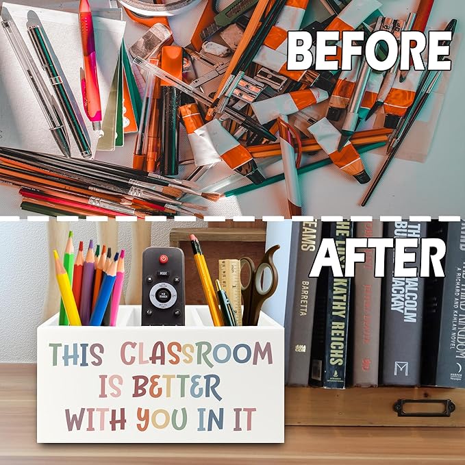 XPH Boho Classroom Pen Pencil Holder Organizer - Image 6