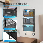 SUPEASY 6 Single Mail Organizer Wall Mounted, Wall File Organizer, Hanging File - Image 5