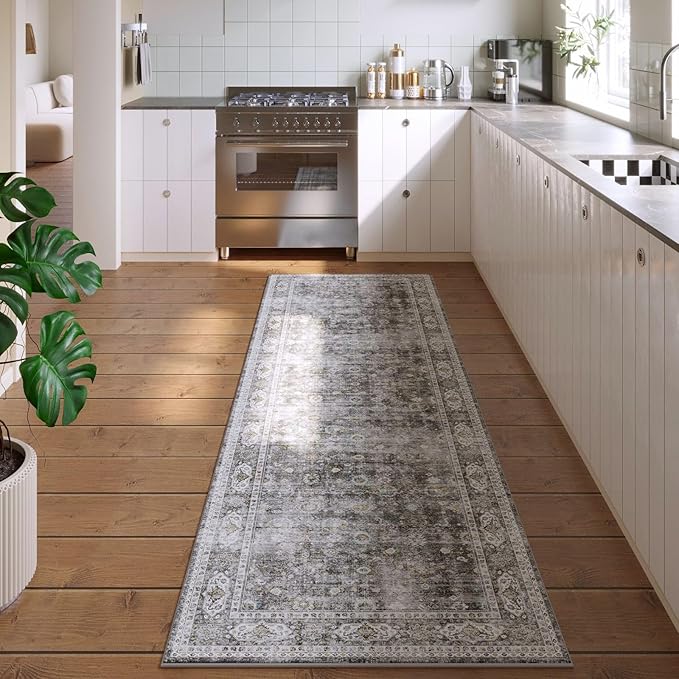 Rugcomf Runner Rug for Hallways Kitchen Non Slip 2'x 6' Washable Rugs by Rugcomf
