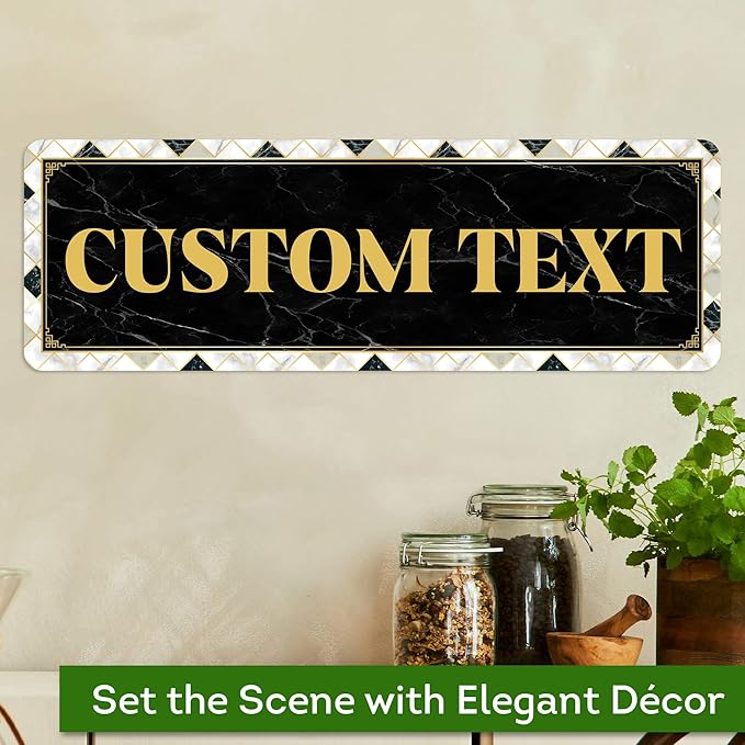 Custom Sign, Custom Street Sign, 11 Font Colors, 13 Font Styles, 4 Hole Options - Image 4