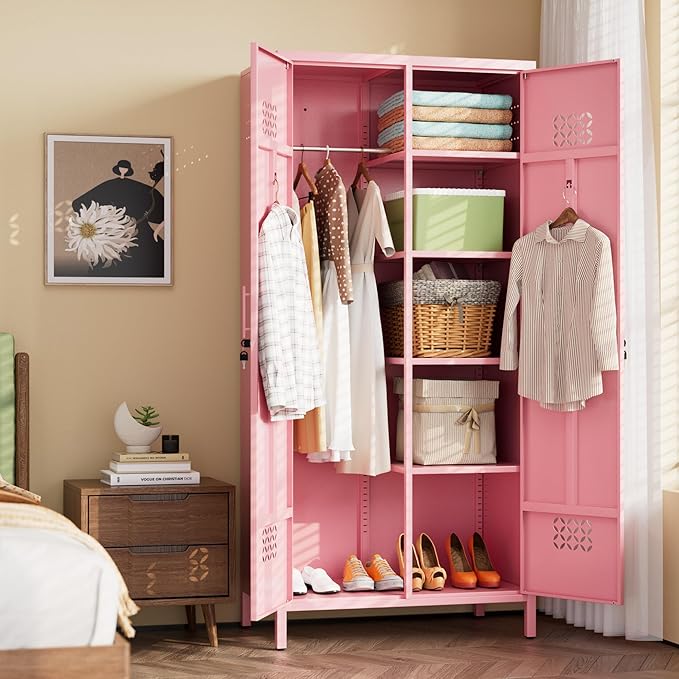 SUPEER 2 Doors Metal Storage Locker - Image 2