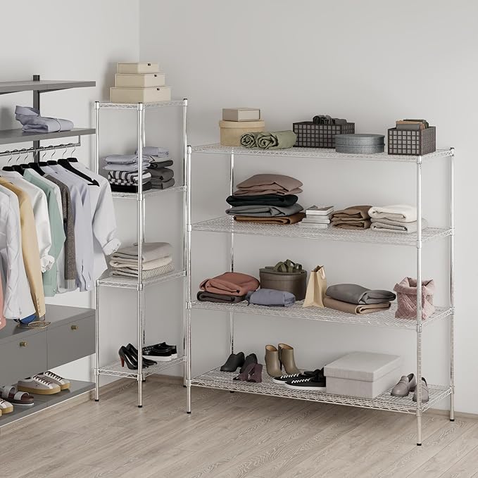 Regal Altair 24" Deep x 60" Wide x 64" Height Wire Shelving Kit | 4-Tier | NSF - Image 7
