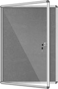 Mifuro 38"x28" Enclosed Bulletin Board, Lockable Weather-Resistant Aluminum by MifuroOfficeProduct