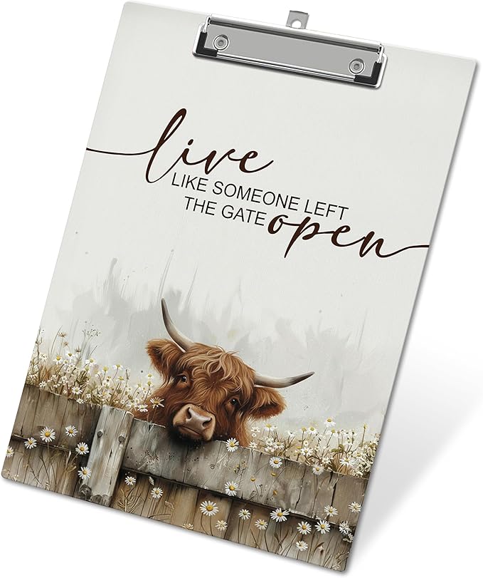 APIILVPQ Cow Clipboard，Daisy Clipboards by Unknown
