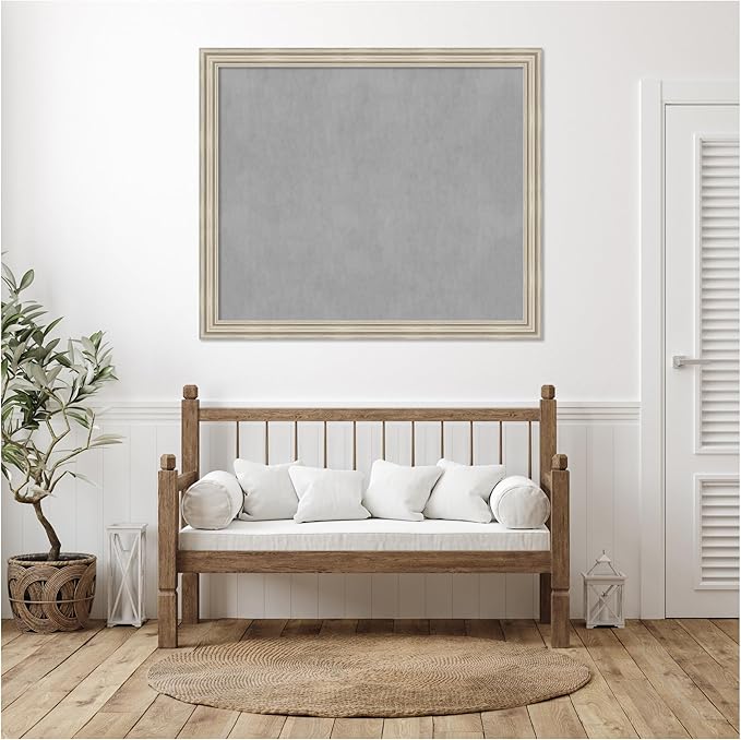 Amanti Art Silver Framed Magnetic Board 46x54 Oversize Vision Board - Image 5