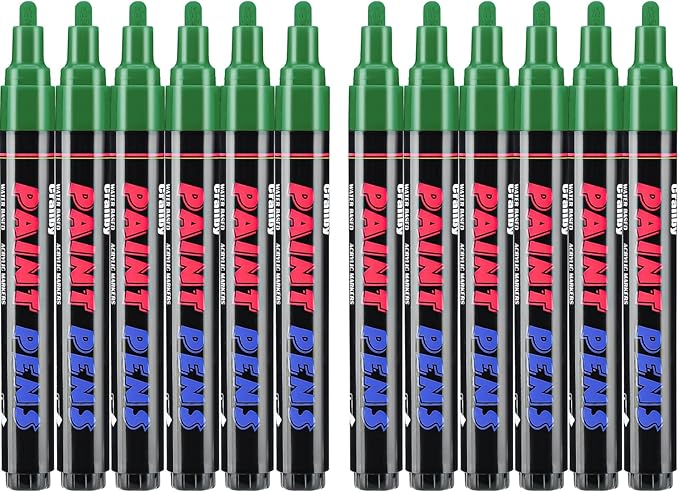 Craiiby Green Paint Pens Paint Markers by Craiiby