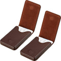 Outus 2 Pieces Business Card Holder, PU Leather Business Card Case Pocket Wallet by Outus