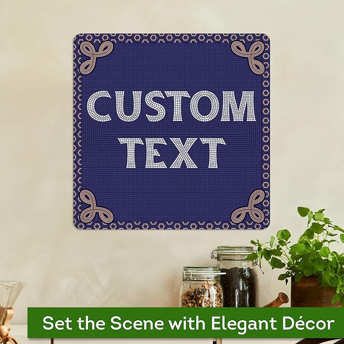 Custom Sign, Custom Street Sign, 11 Font Colors, 13 Font Styles, 4 Hole Options - Image 4