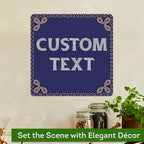 Custom Sign, Custom Street Sign, 11 Font Colors, 13 Font Styles, 4 Hole Options - Image 4