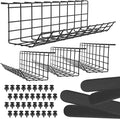Under Desk Cable Tray, Cord Organizer by ScandinavianHubCableTrays