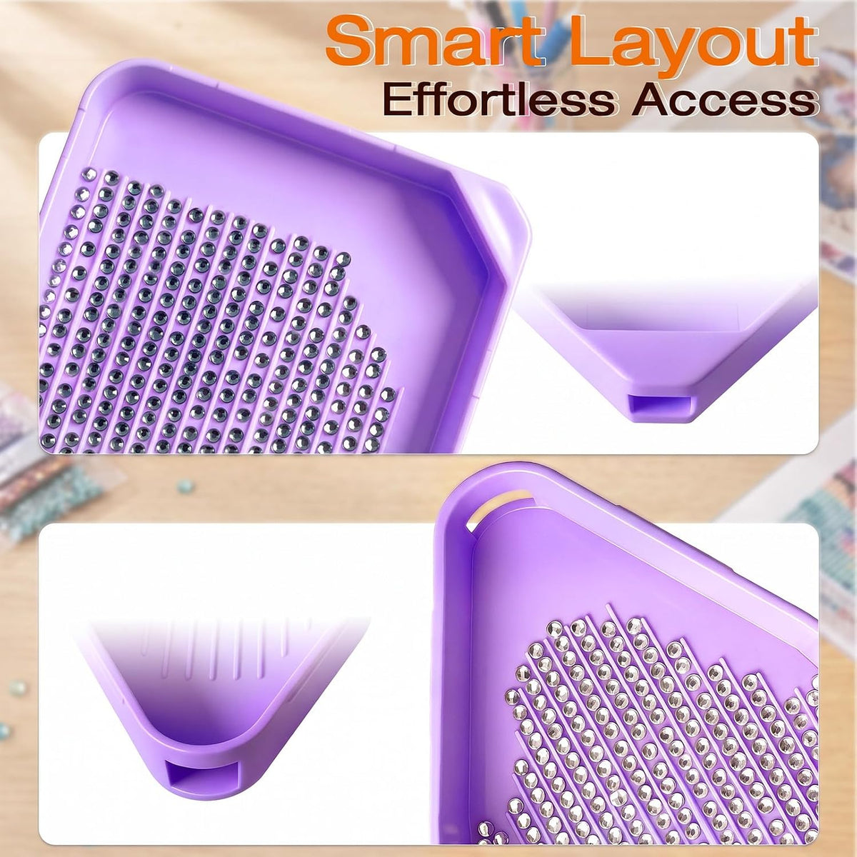 fangzh diamond painting storage accessories kit with a4, front angle view
