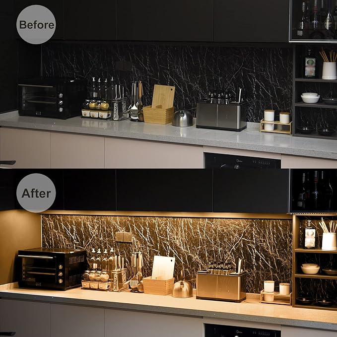 Under Cabinet LED Lighting Kit Plug in or Hardwired, 2000 Lumen, Super Bright - Image 2